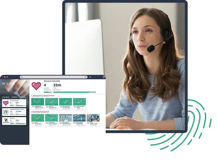 Contact center hero graphic