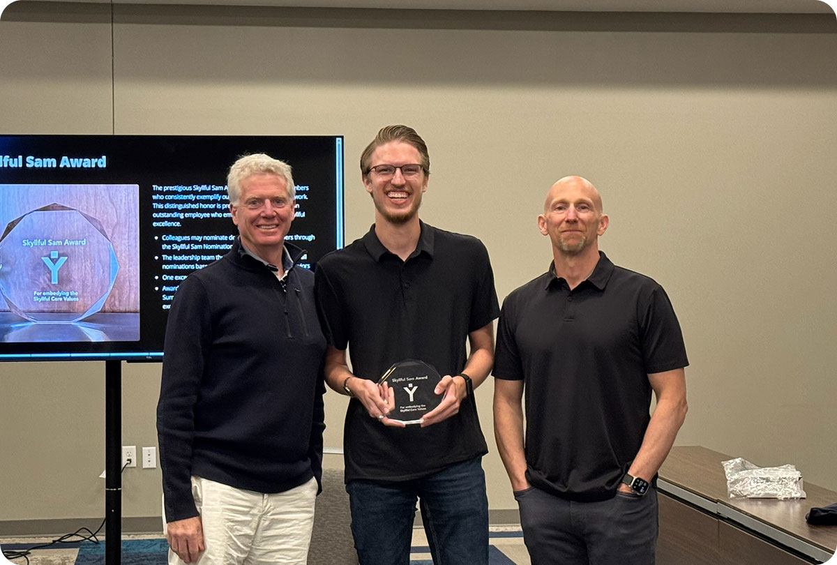 Team with award