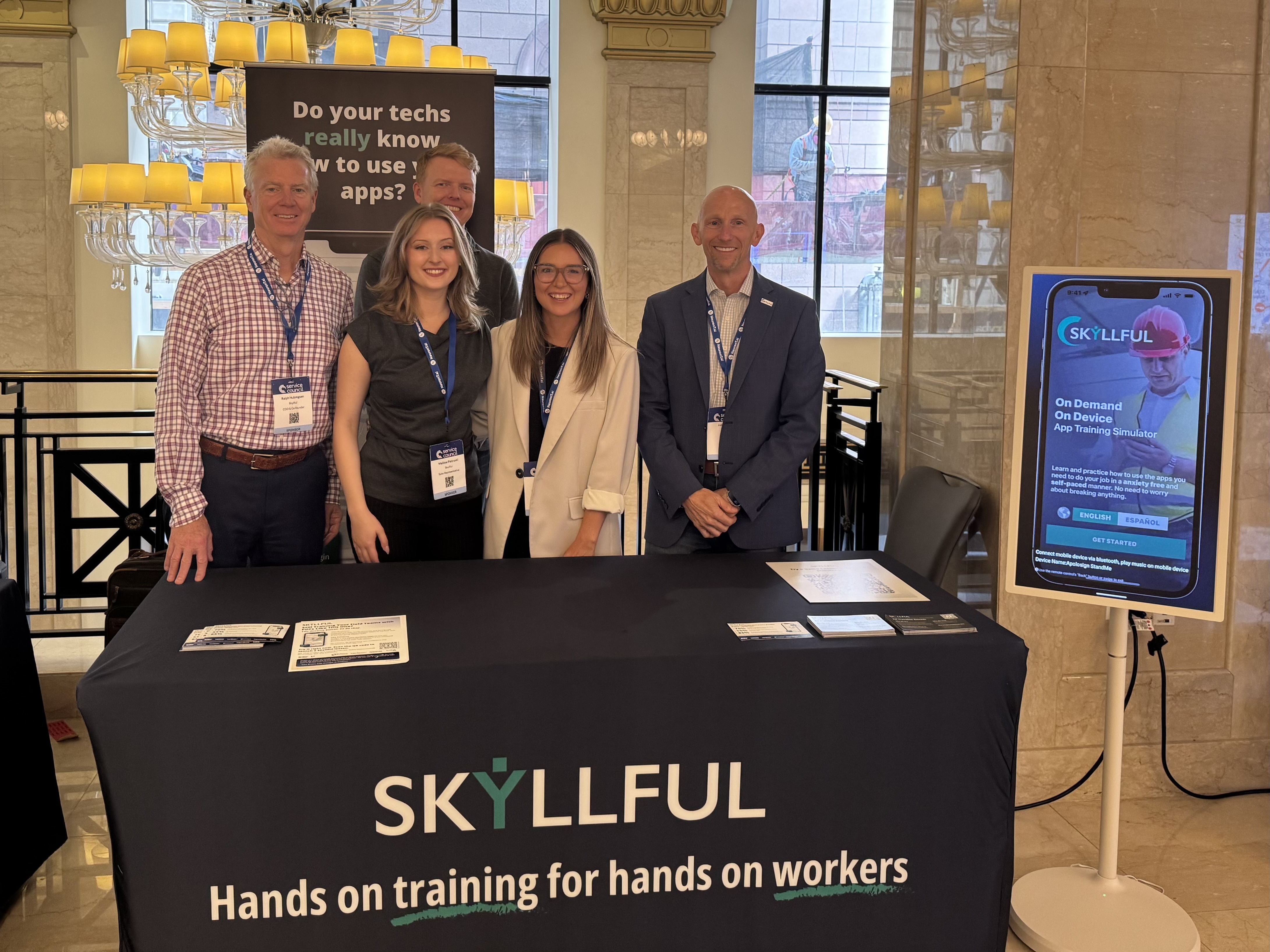 Skyllful Team at Smarter Services Executive Symposium