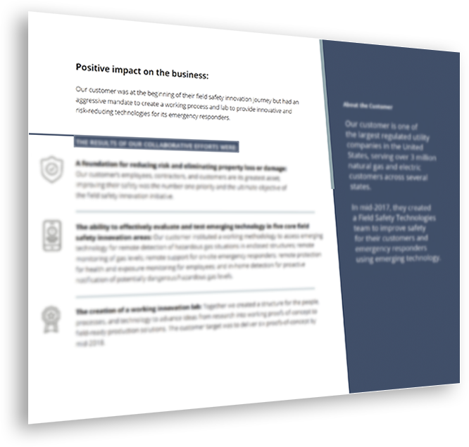 Innovating for Field Safety in Utilities Interior Page