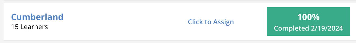 Click to assign users to a new assignment directly from the Skyllful IQ Assignments Dashboard.
