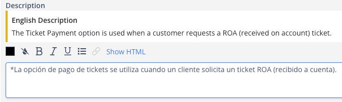 Inline English text shown while editing a non-English lesson in Skyllful Lesson Builder.