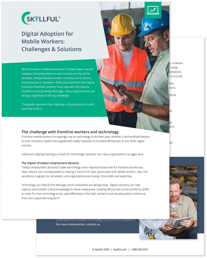 The Complete Guide to Digital Adoption Solutions for Frontline Workers Mockup