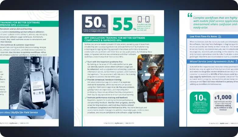 How to Improve Your Field Service KPI's Guide Mockup