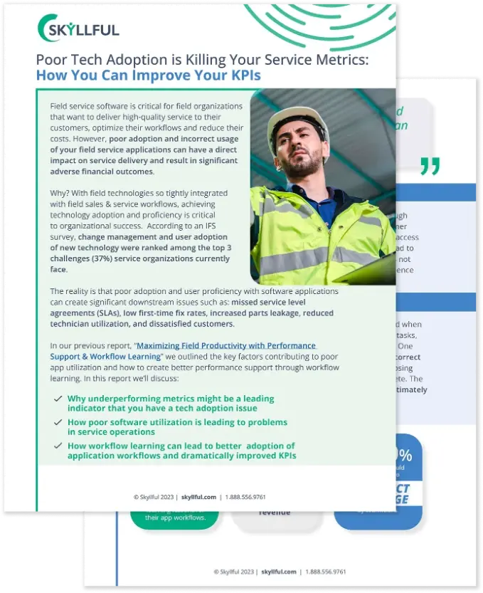 How to Improve Your Field Service KPI's Guide Mockup